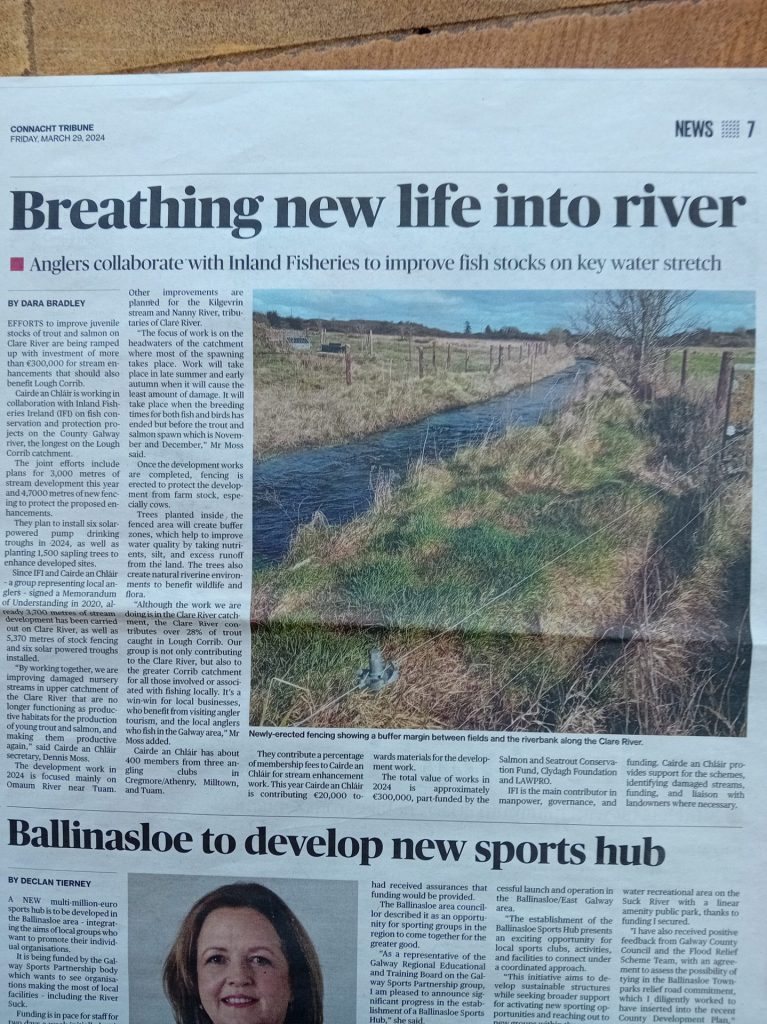 Connacht Tribune artikel van Mar-29-2024 Breathing New Life Into River
